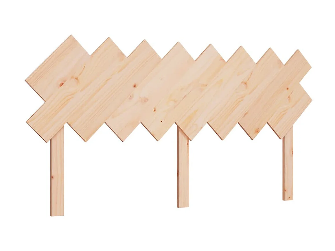 Tête de lit 159,5x3x80,5 cm Bois massif de pin POI98531 BonneVie Meuble