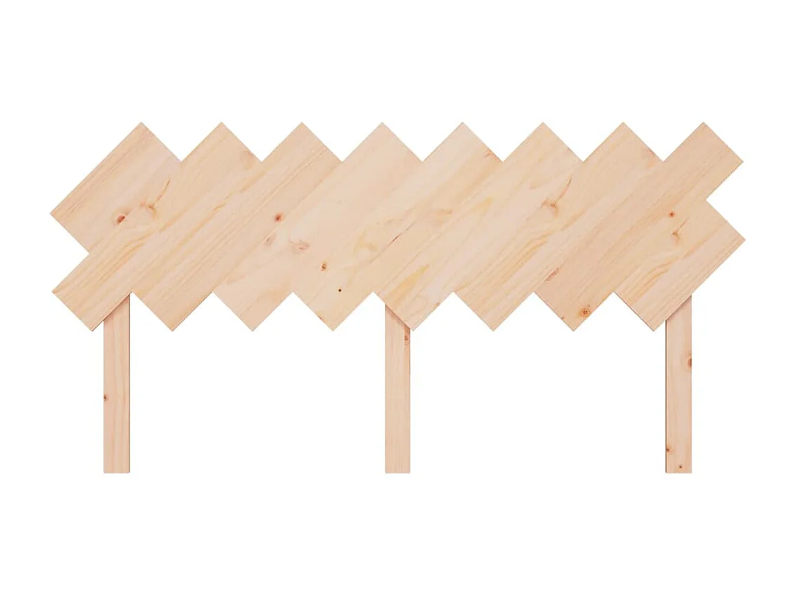 Tête de lit 159,5x3x80,5 cm Bois massif de pin POI98531 BonneVie Meuble