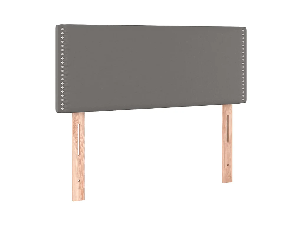 Tête de lit Gris 90x5x78/88 cm Similicuir POI28376 BonneVie Meuble
