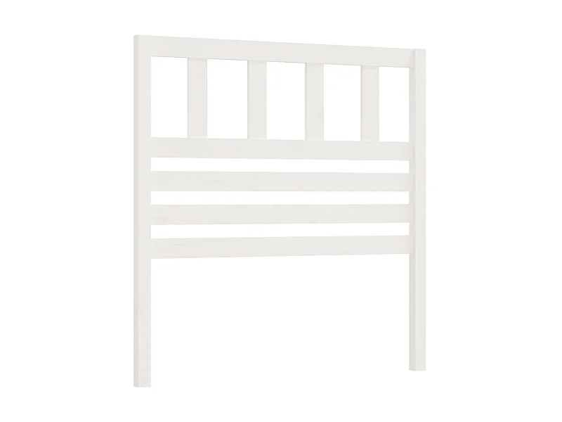 Cabecero de cama madera maciza de pino blanco 81x4x100 cm ES10657