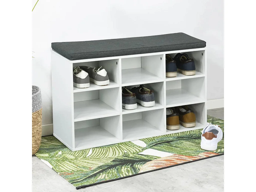 Tête de lit à LED Gris clair 90x5x118/128 cm Velours POI92181 BonneVie Meuble