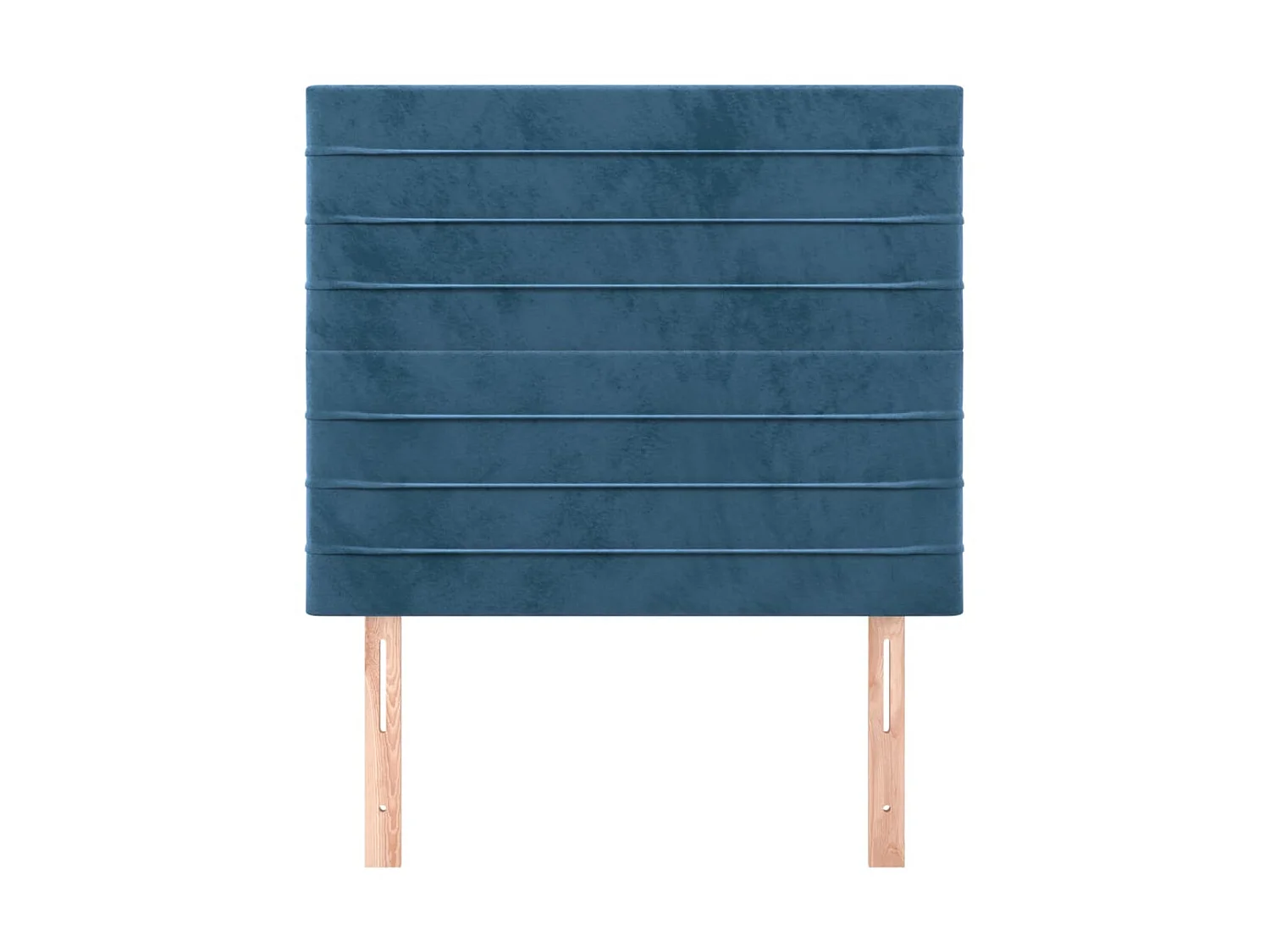 Têtes de lit 2 pcs Bleu foncé 100x5x78/88 cm Velours POI77193 BonneVie Meuble