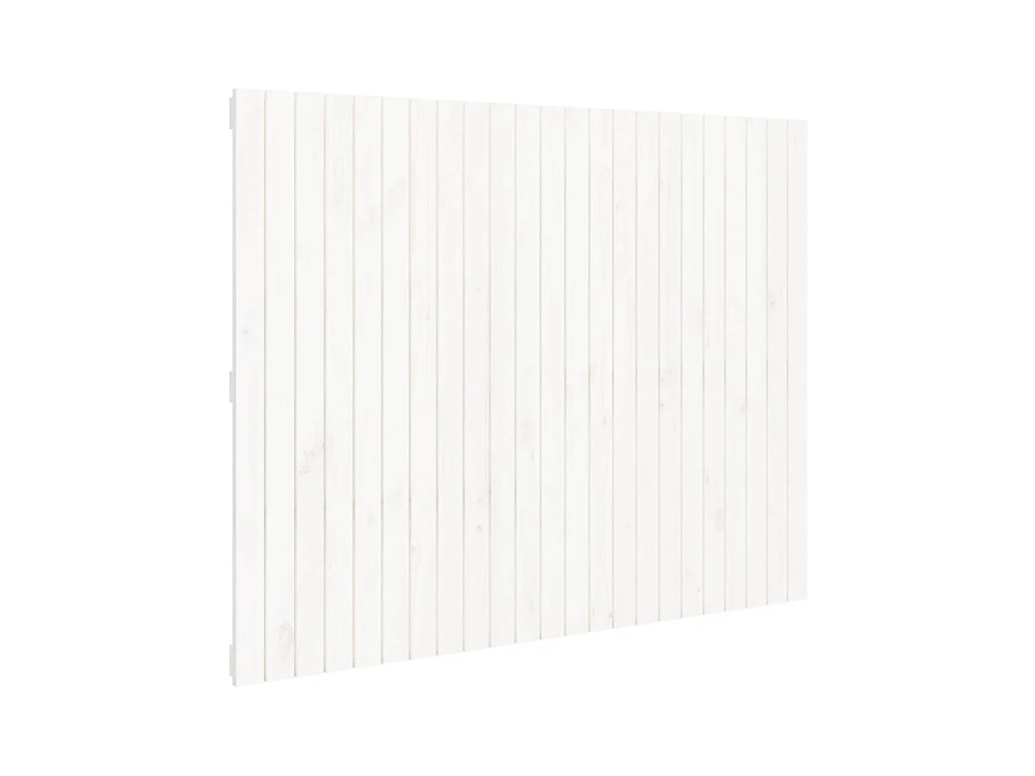Testiera | Testata del letto da Parete Bianca 146,5x3x110 cm Legno Massello di Pino