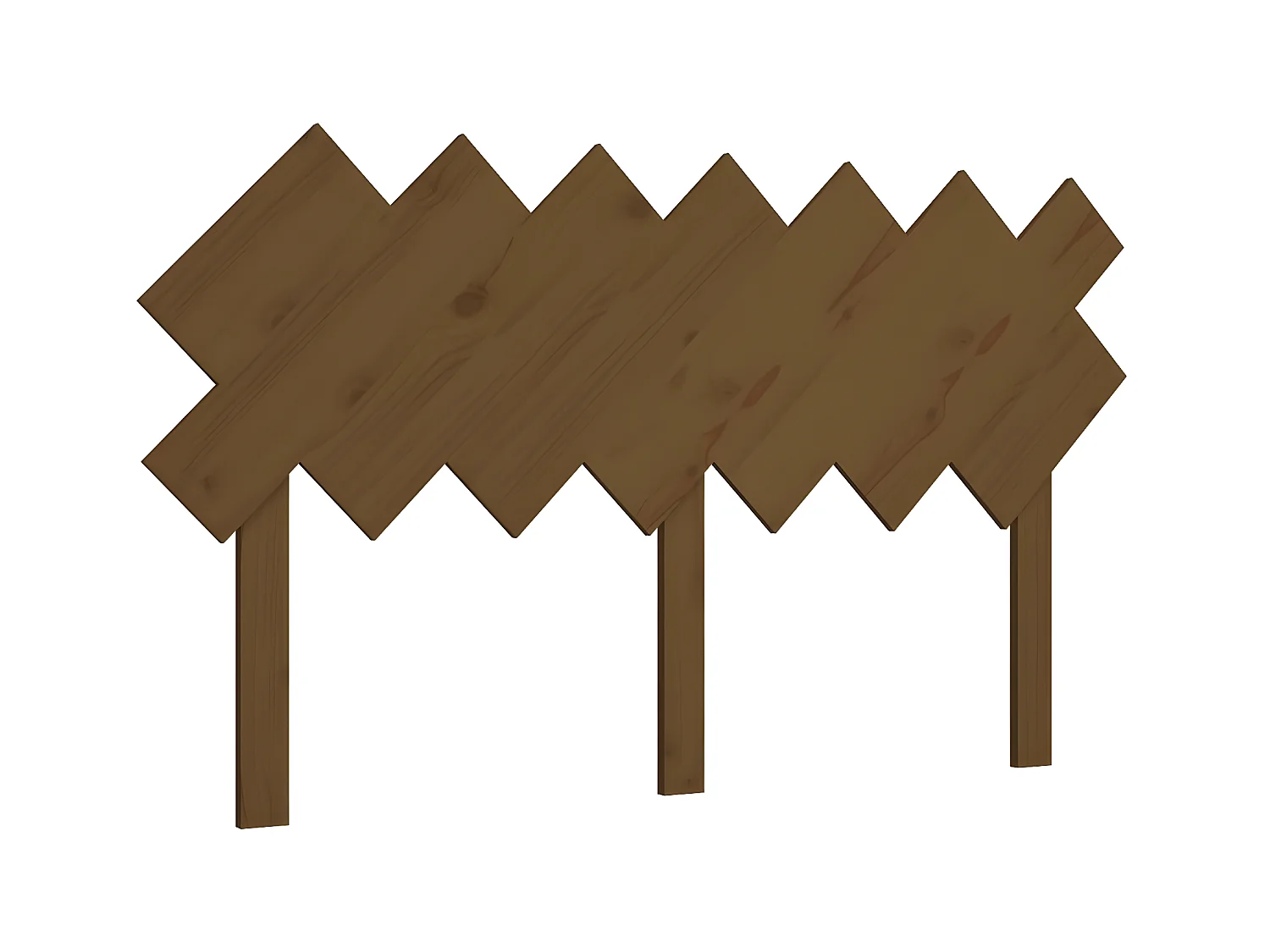 Testiera | Testata del letto per Letto Ambra 141x3x80,5 cm Legno Massello di Pino