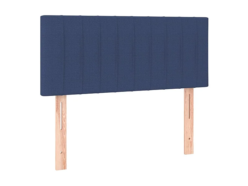 Tête de lit Bleu 100x5x78/88 cm Tissu POI14261 BonneVie Meuble