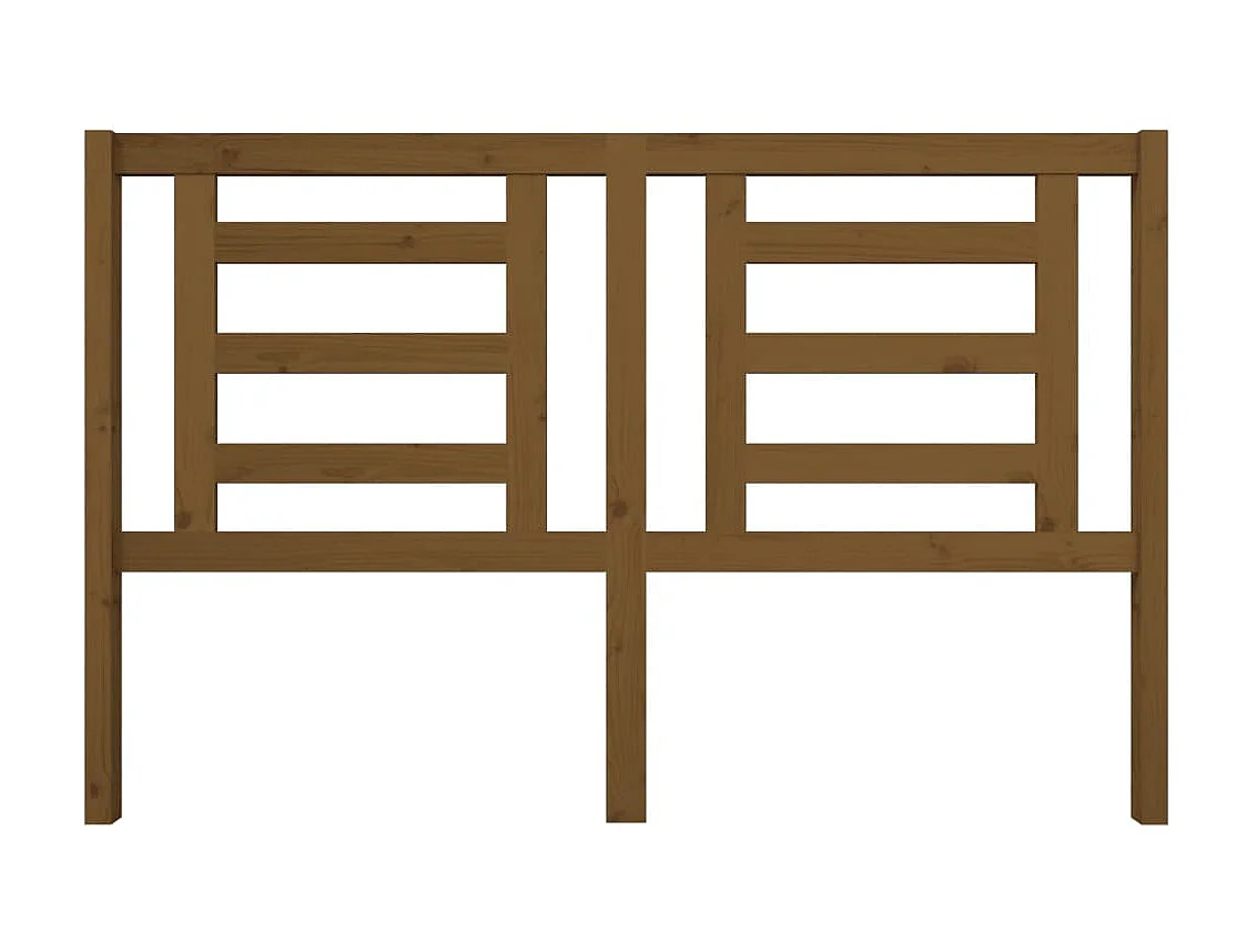 Tête de lit Marron miel 156x4x100 cm Bois de pin massif POI33795 BonneVie Meuble