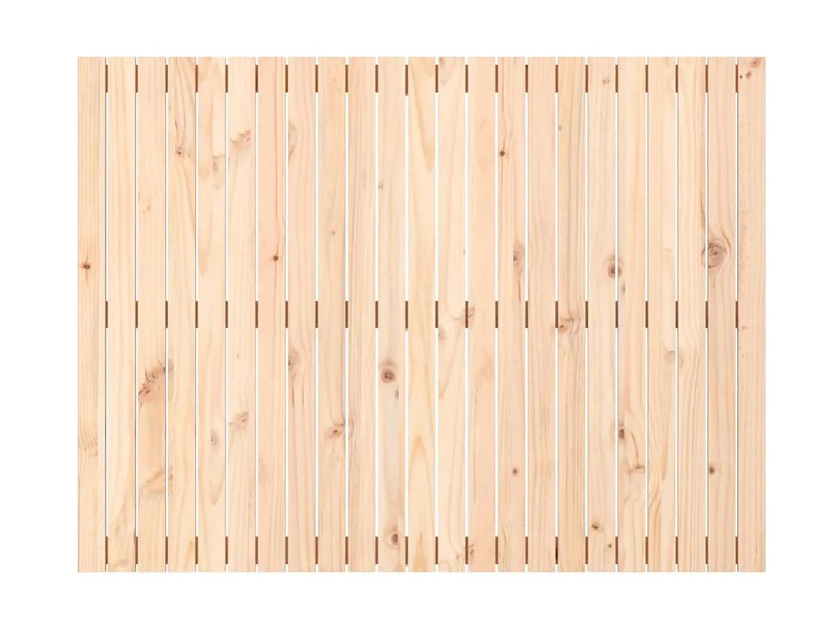 Tête de lit murale 146,5x3x110 cm Bois massif de pin POI82489 BonneVie Meuble