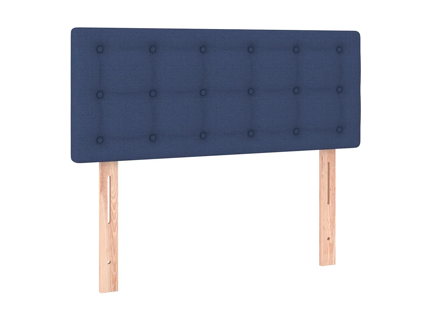 Cabeceira de cama c/ luzes LED tecido 80x5x78/88 cm azul PT333349
