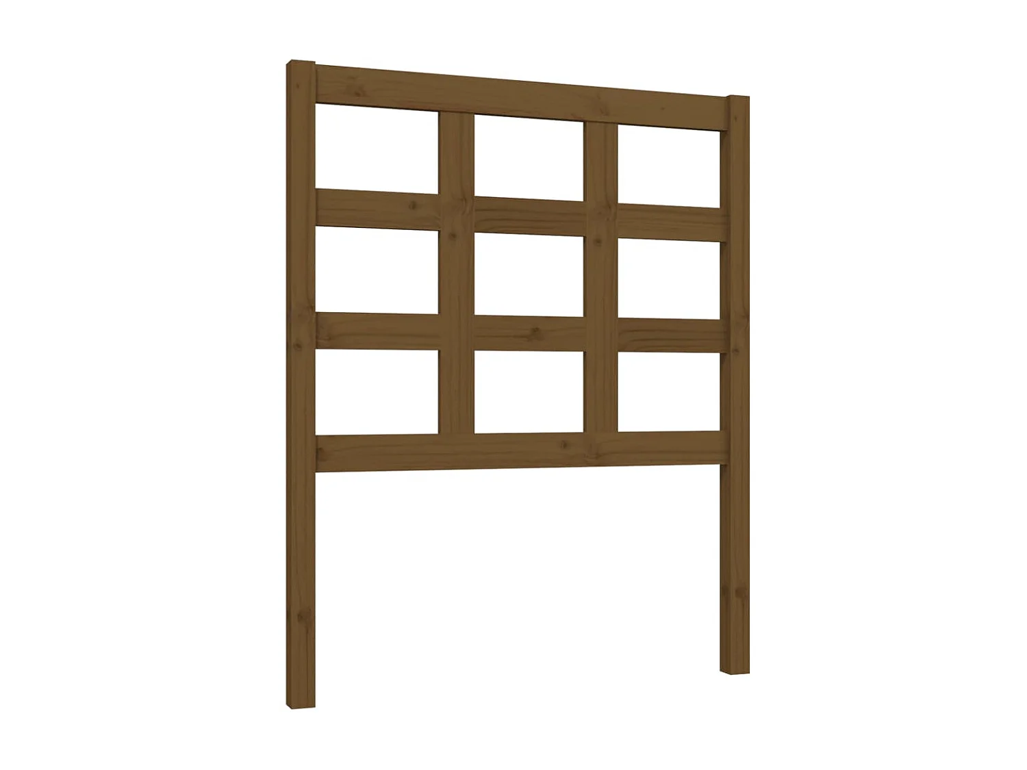 Tête de lit Marron miel 80,5x4x100 cm Bois massif de pin POI55511 BonneVie Meuble