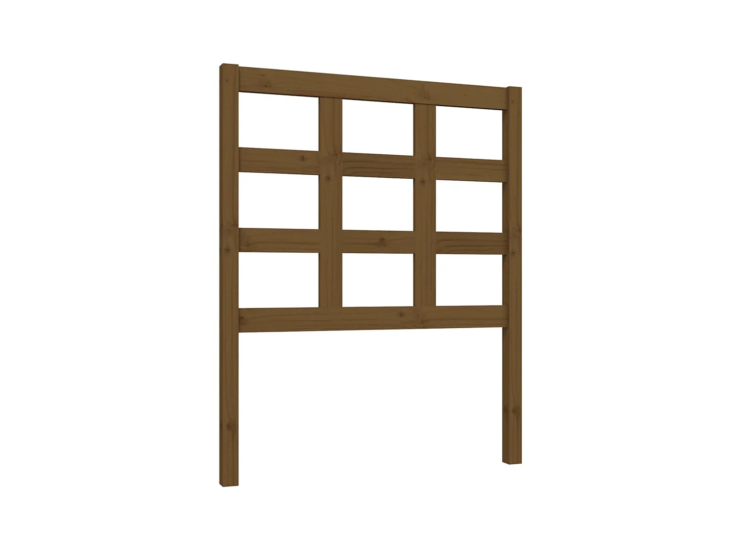 Tête de lit Marron miel 80,5x4x100 cm Bois massif de pin POI55511 BonneVie Meuble