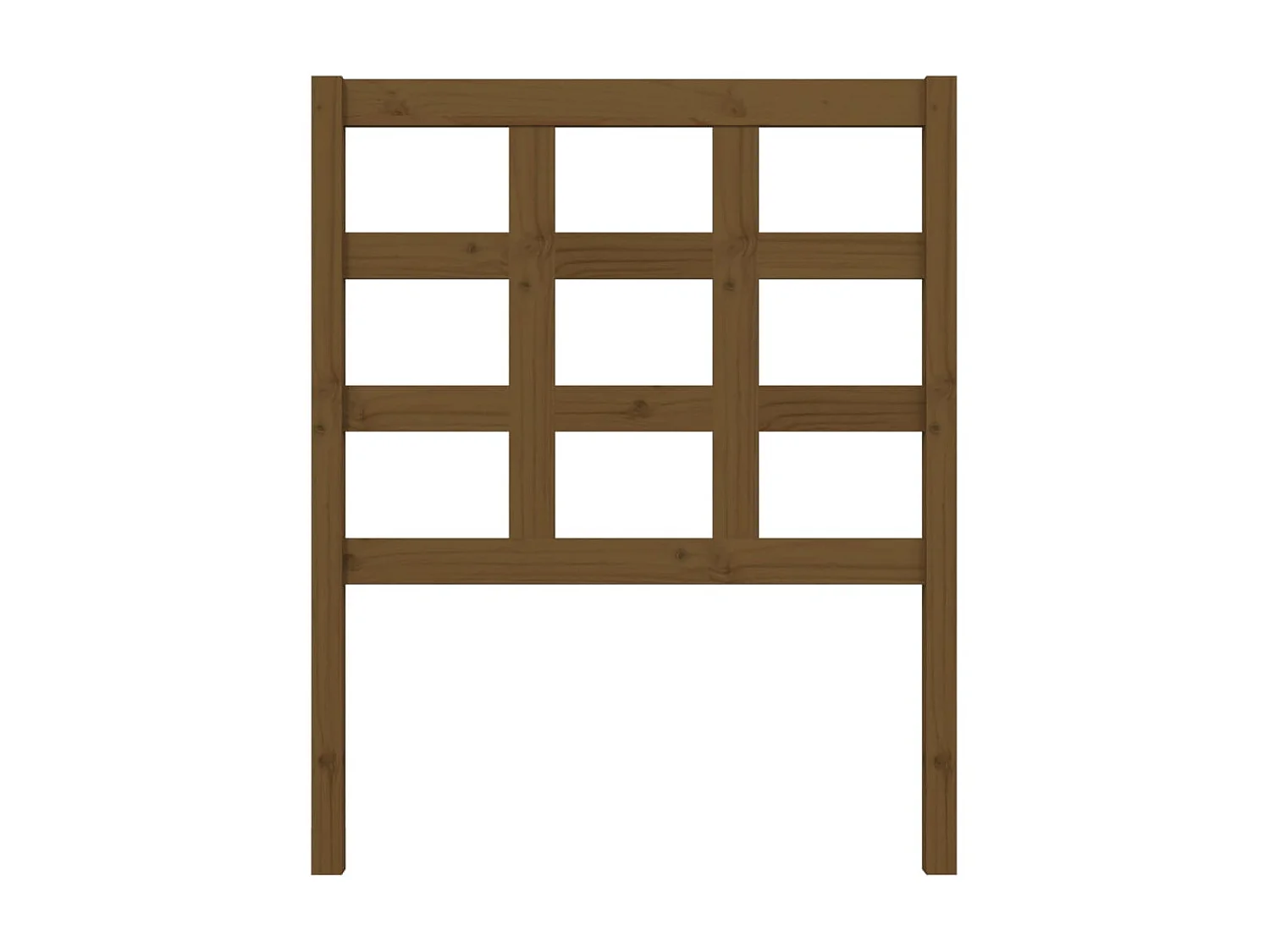 Tête de lit Marron miel 80,5x4x100 cm Bois massif de pin POI55511 BonneVie Meuble