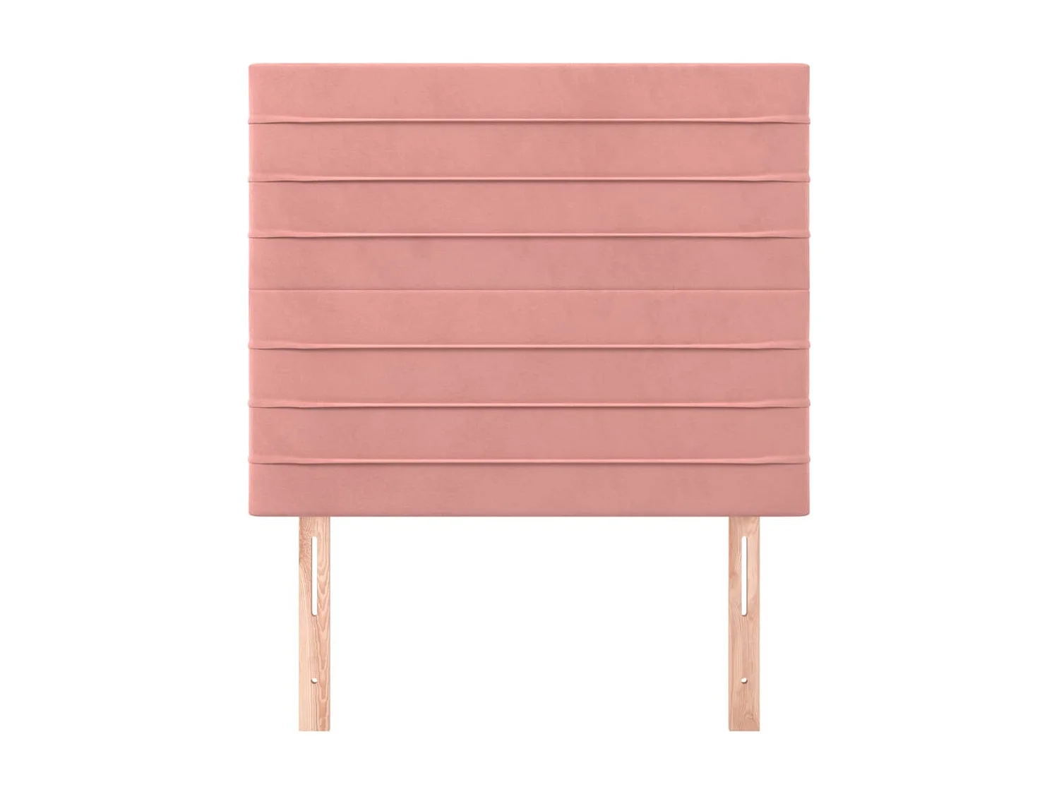 Têtes de lit 2 pcs Rose 90x5x78/88 cm Velours POI45656 BonneVie Meuble