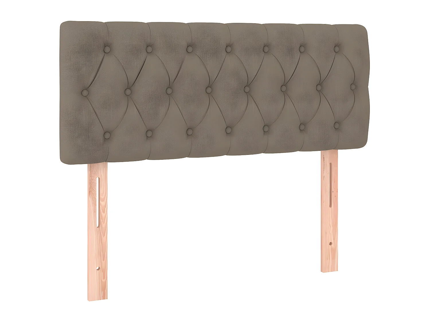 Hoofdbord LED 100x7x78/88 cm stof taupe NL220158