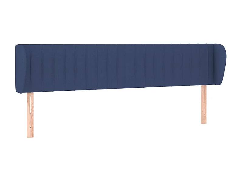 Hoofdbord met randen 183x23x78/88 cm stof blauw NL769314