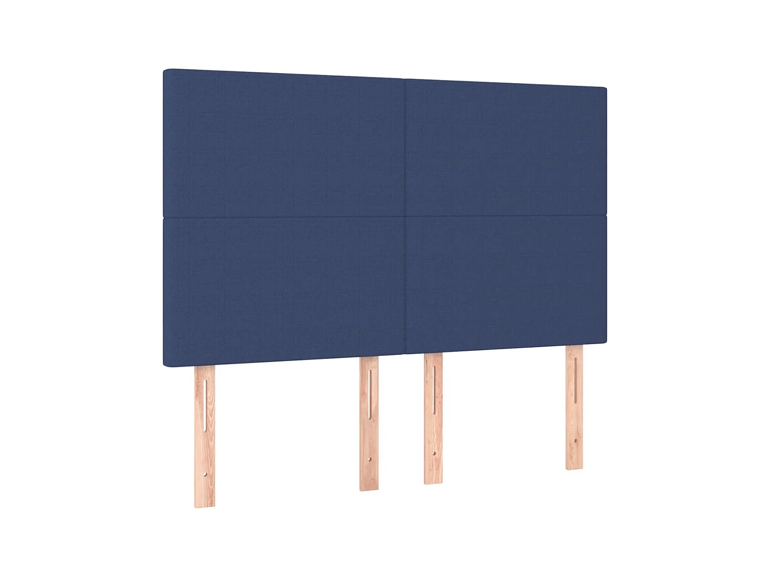 Testiere | Testate del letto 4 pz Blu 72x5x78/88 cm in Tessuto