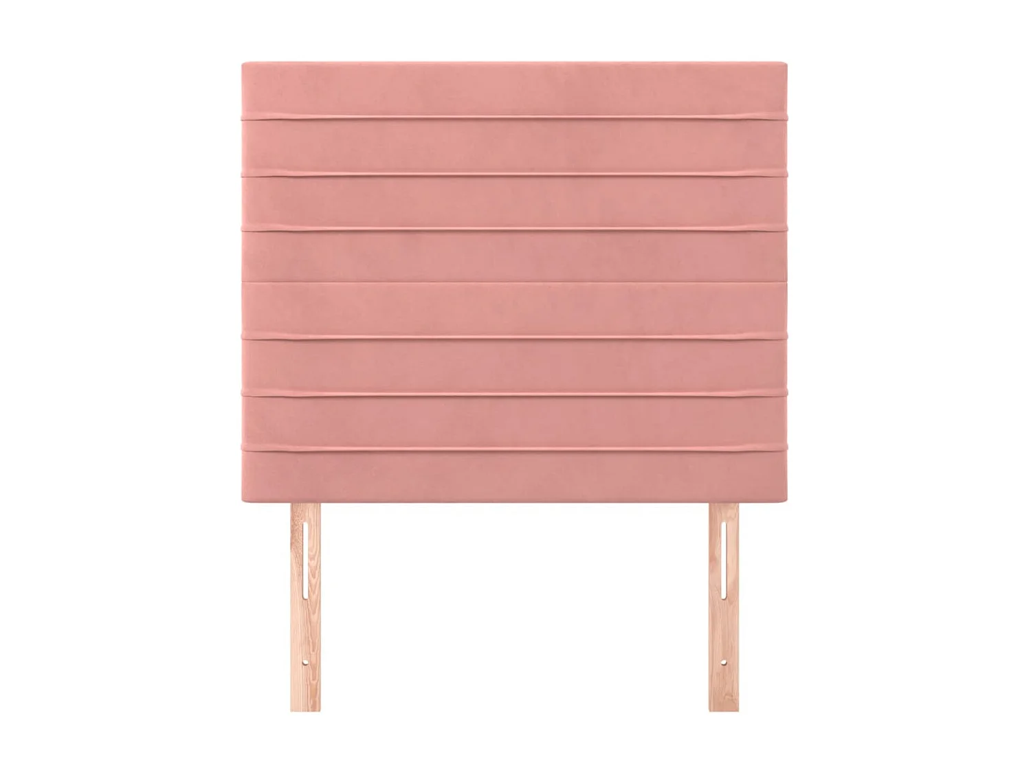 Têtes de lit 2 pcs Rose 80x5x78/88 cm Velours POI53121 BonneVie Meuble