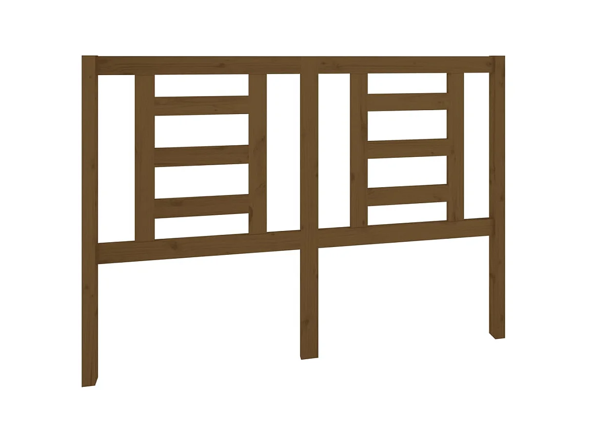 Tête de lit Marron miel 141x4x100 cm Bois massif de pin POI79807 BonneVie Meuble