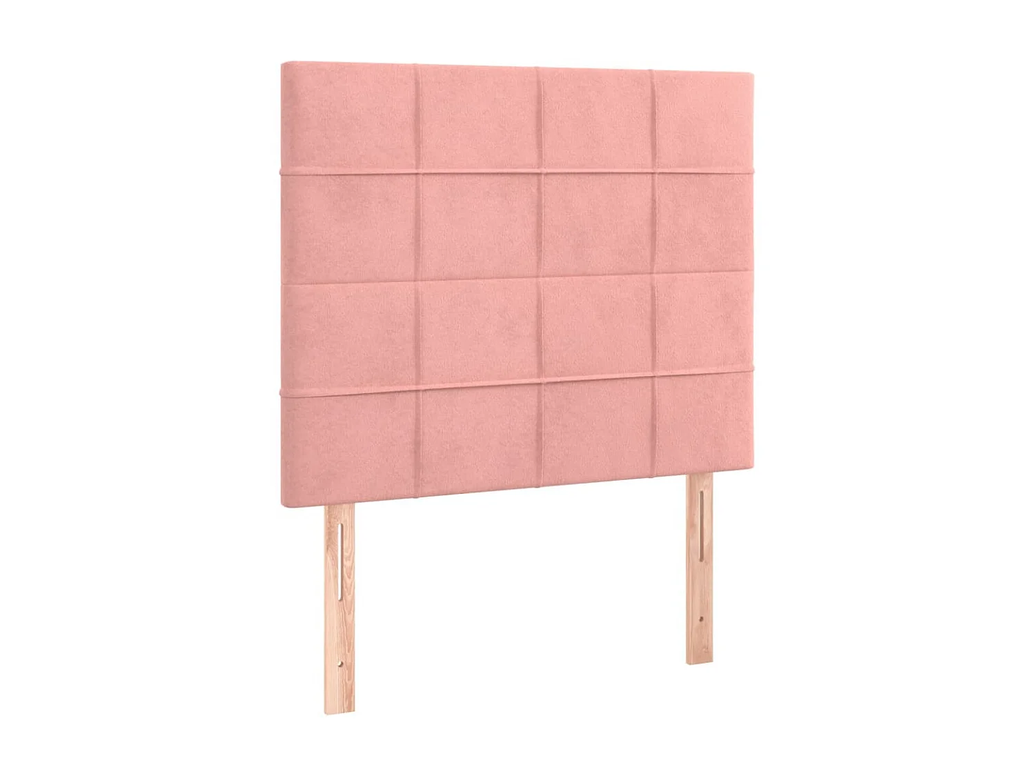 Têtes de lit 2 pcs Rose 90x5x78/88 cm Velours POI92987 BonneVie Meuble