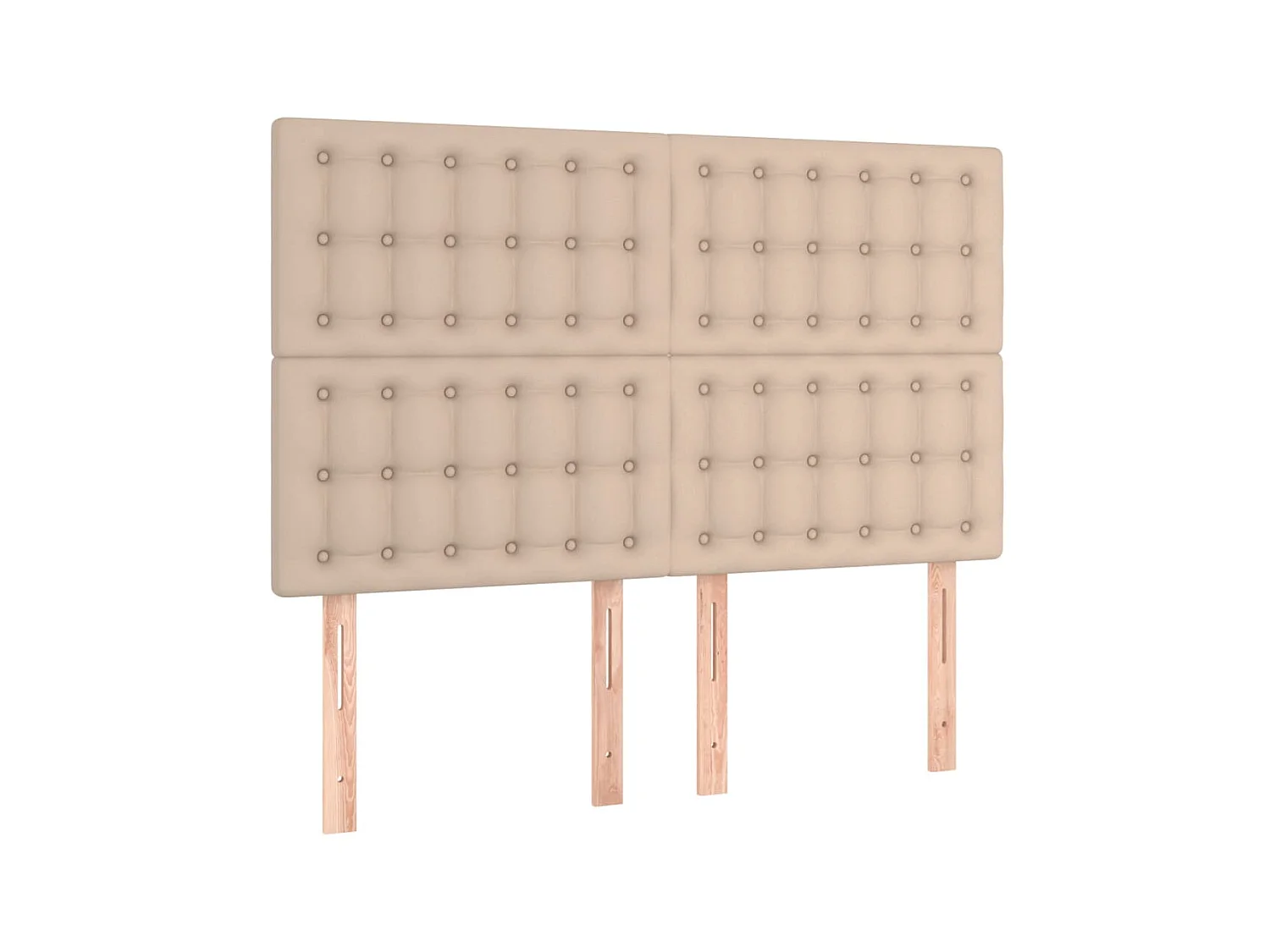 Têtes de lit 4 pcs Cappuccino 72x5x78/88 cm Similicuir POI10690 BonneVie Meuble
