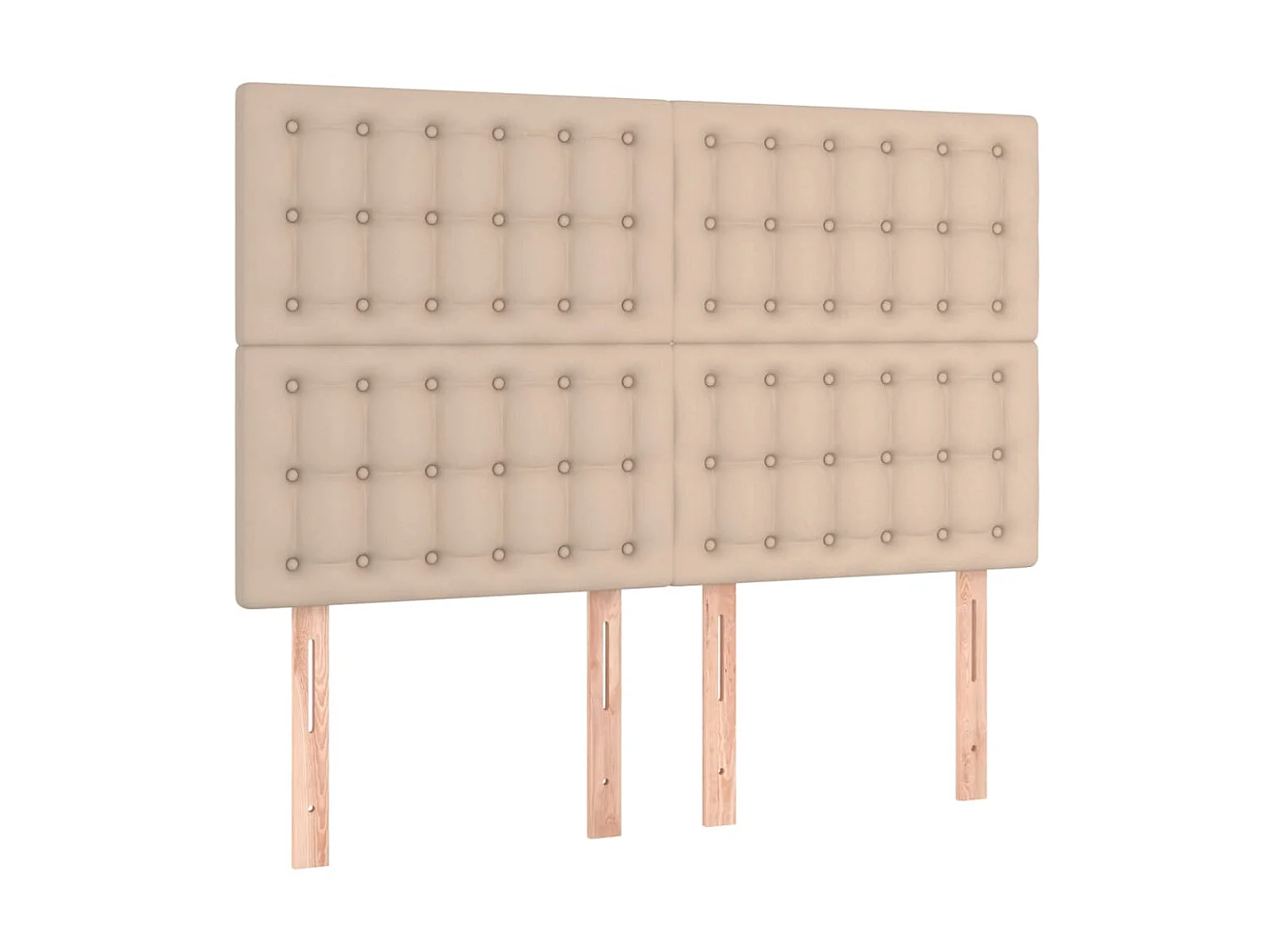 Têtes de lit 4 pcs Cappuccino 72x5x78/88 cm Similicuir POI10690 BonneVie Meuble