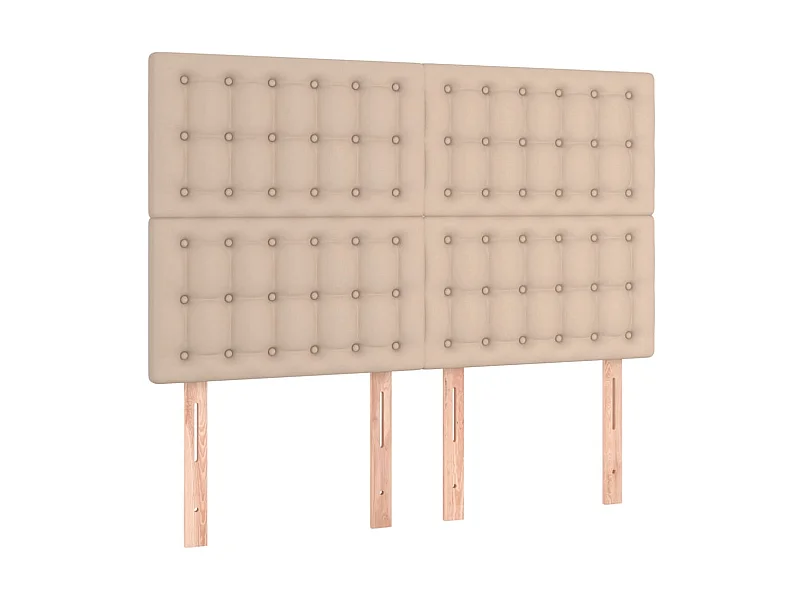 Kopfteil,Bettkopfteile 4 Stk. Cappuccino-Braun 72x5x78/88 cm Kunstleder -gkd66812