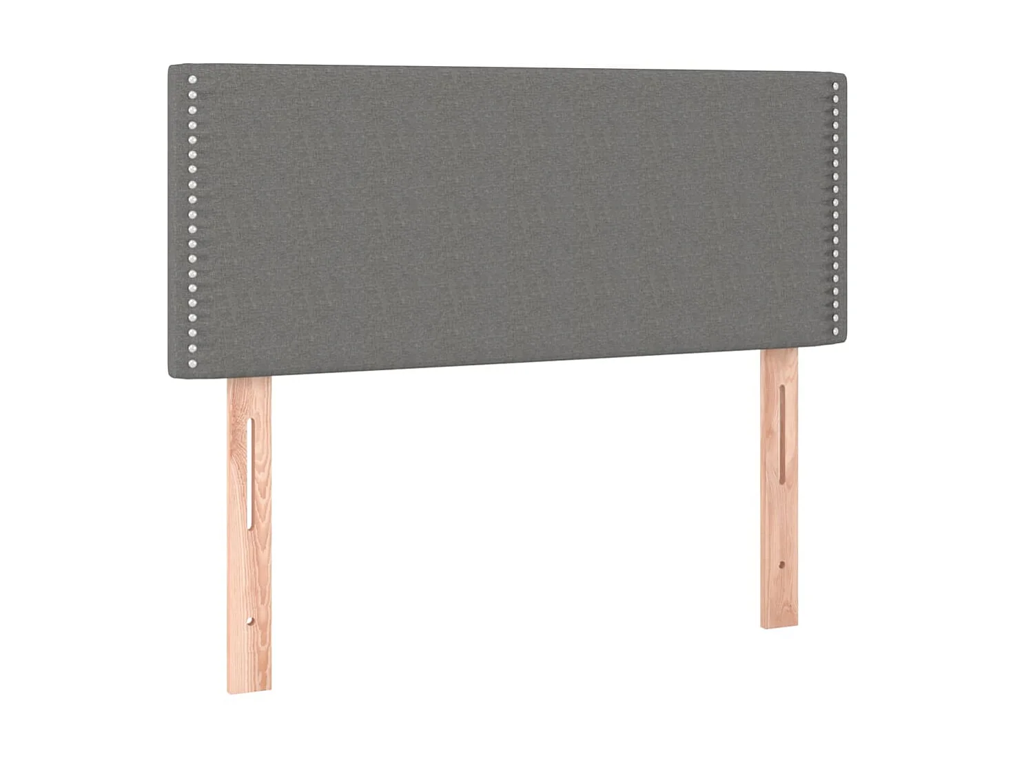 Tête de lit à LED Gris foncé 90x5x78/88 cm Tissu POI11205 BonneVie Meuble