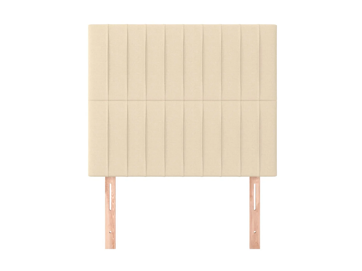 2er-set-Kopfteil,Bettkopfteile Creme 100x5x78/88 cm Stoff -gkd463649