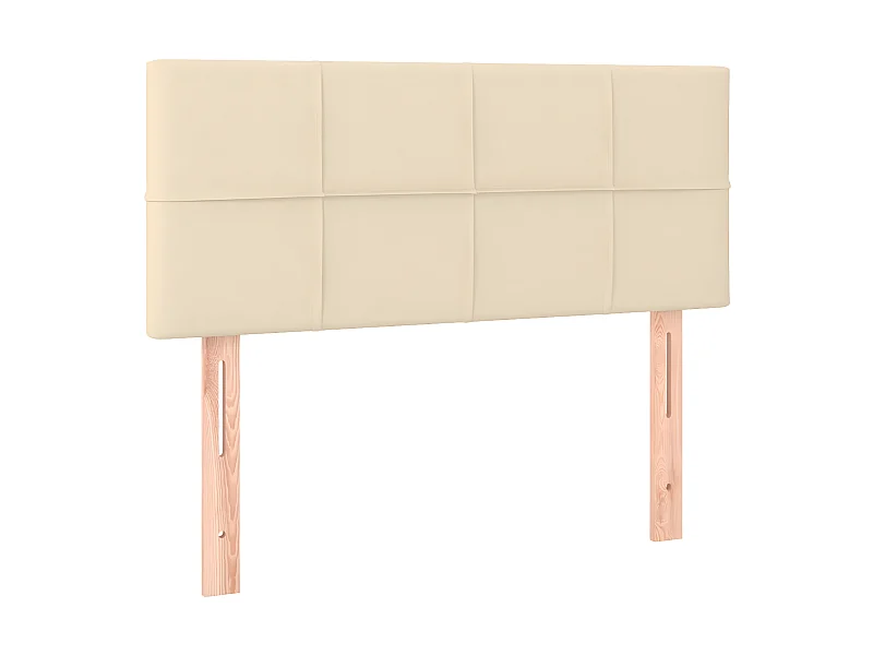 Testiera | Testata del letto Crema 100x5x78/88 cm in Tessuto