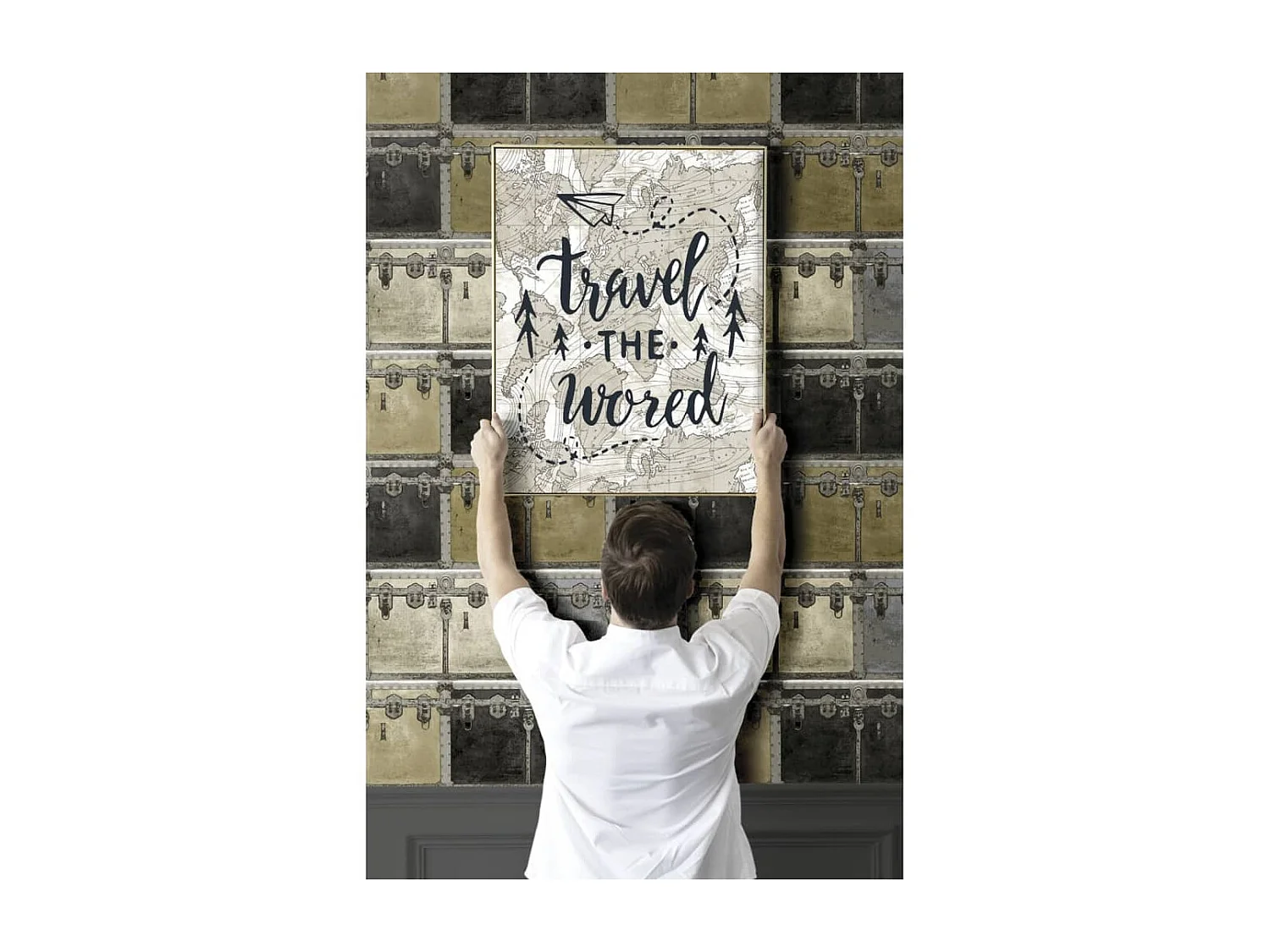 Cabeceira cama c/ abas veludo 147x23x118/128 cm azul-escuro PT882801