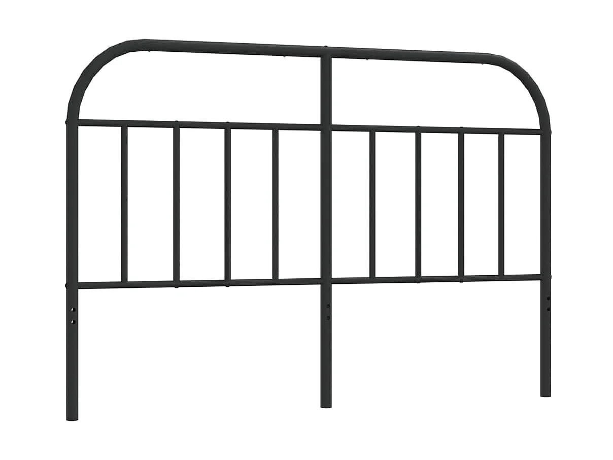 Cabecero de metal negro 135 cm ES38996