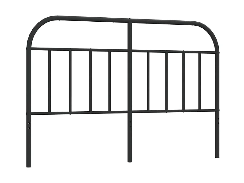 Cabecero de metal negro 135 cm ES38996