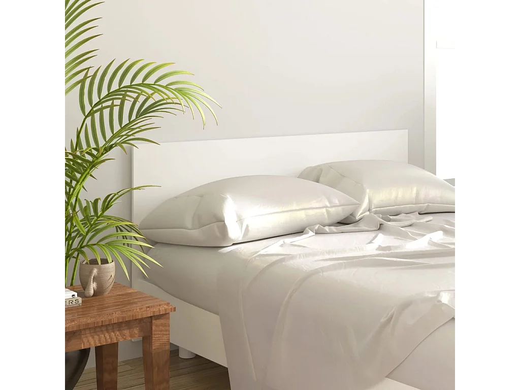 Cabecero de cama madera contrachapada blanco 160x1,5x80 cm ES20010