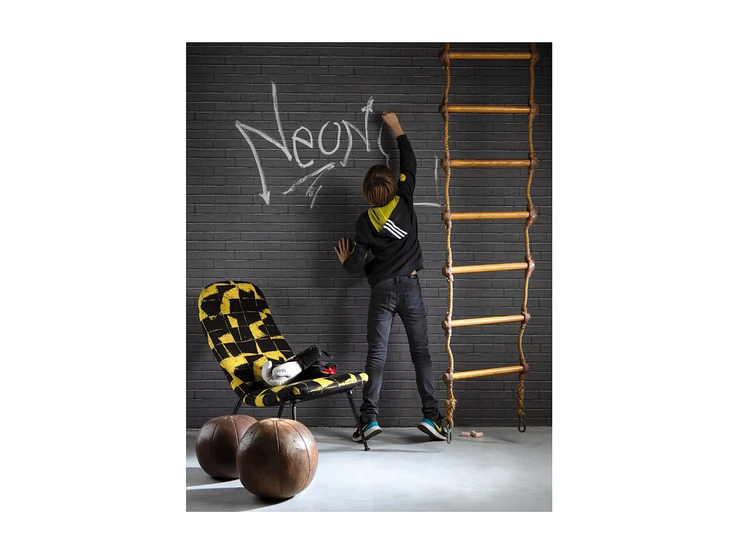 Tête de lit avec oreilles Bleu 163x23x118/128 cm Tissu POI74057 BonneVie Meuble