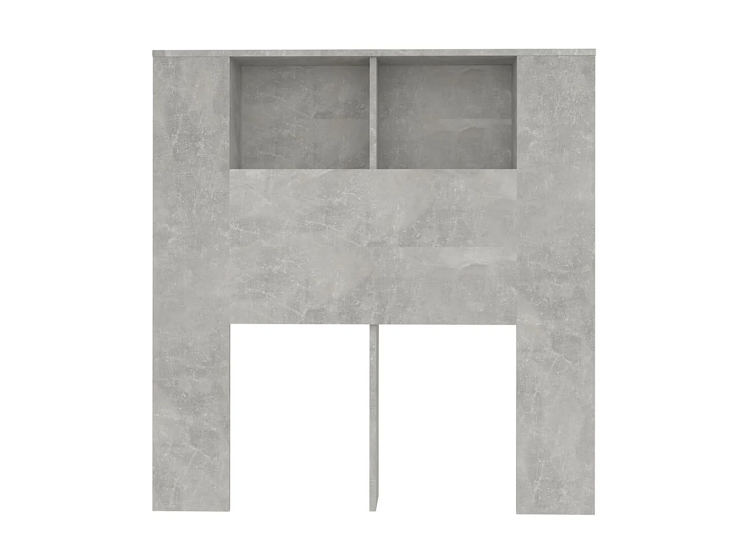 Testiera | Testata del letto con Scomparti Grigio Cemento 100x18,5x102,5cm