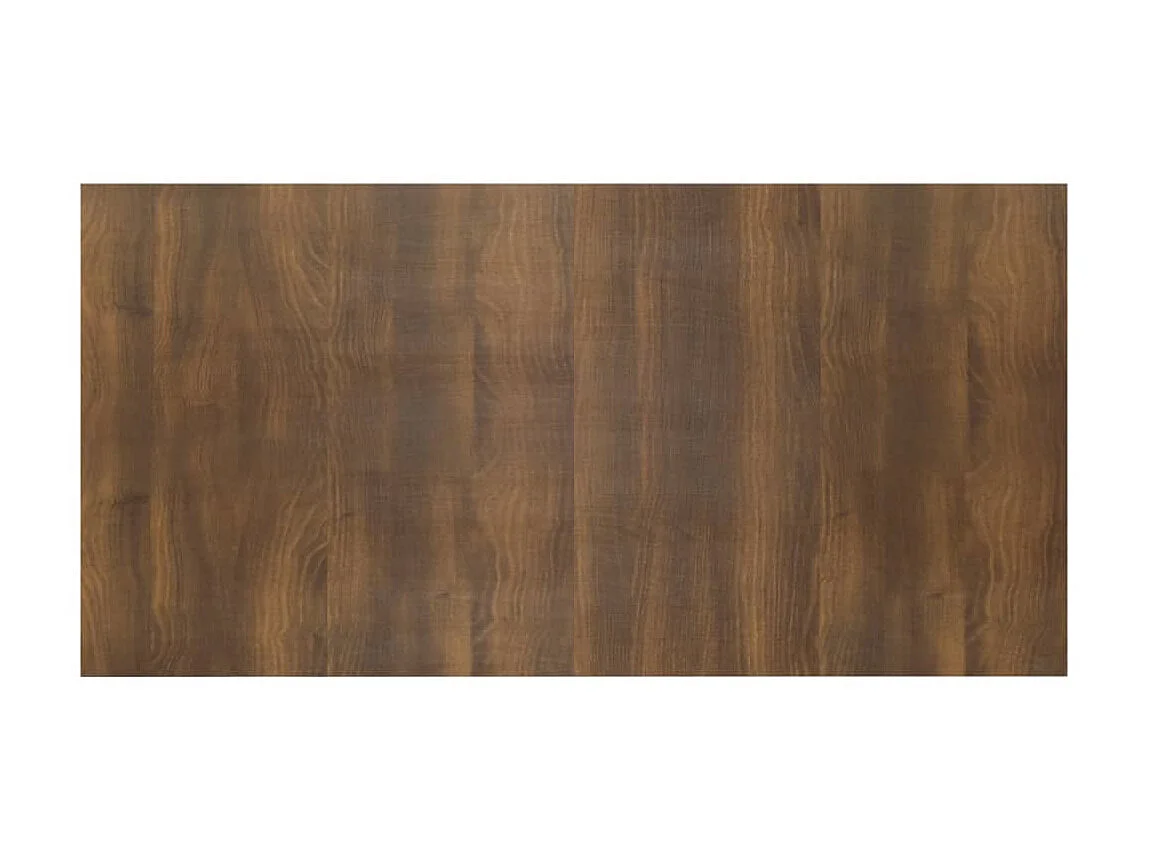 Tête de lit Chêne marron 160x1,5x80 cm Bois d'ingénierie POI21802 BonneVie Meuble