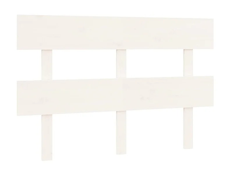 Cabecero de cama madera maciza de pino blanco 124x3x81 cm ES14370