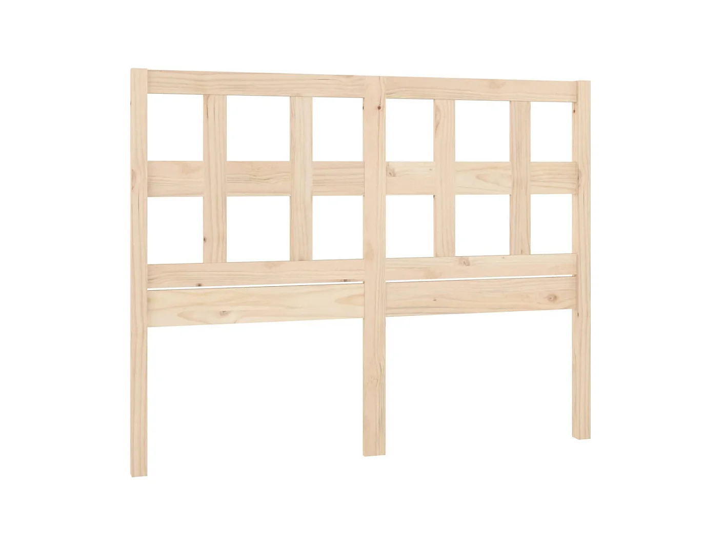 Tête de lit 140,5x4x100 cm Bois massif de pin POI87538 BonneVie Meuble