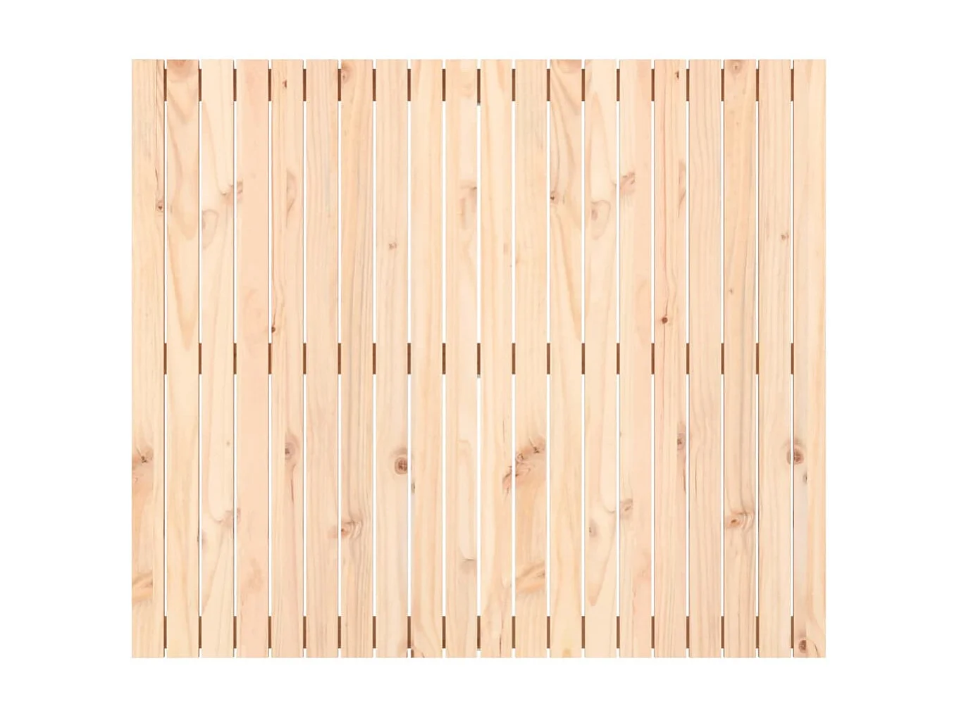 Tête de lit murale 127,5x3x110 cm Bois massif de pin POI56723 BonneVie Meuble