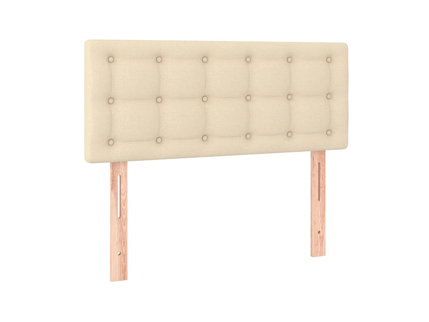 Tête de lit Crème 80x5x78/88 cm Tissu POI89874 BonneVie Meuble