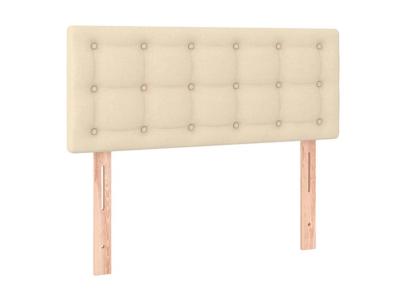 Tête de lit Crème 80x5x78/88 cm Tissu POI89874 BonneVie Meuble