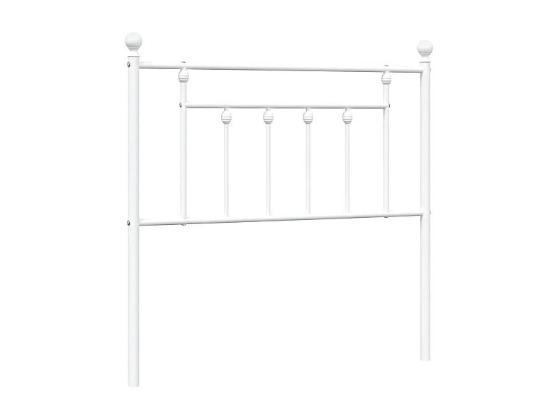 Tête de lit métal blanc 90 cm POI87819 BonneVie Meuble
