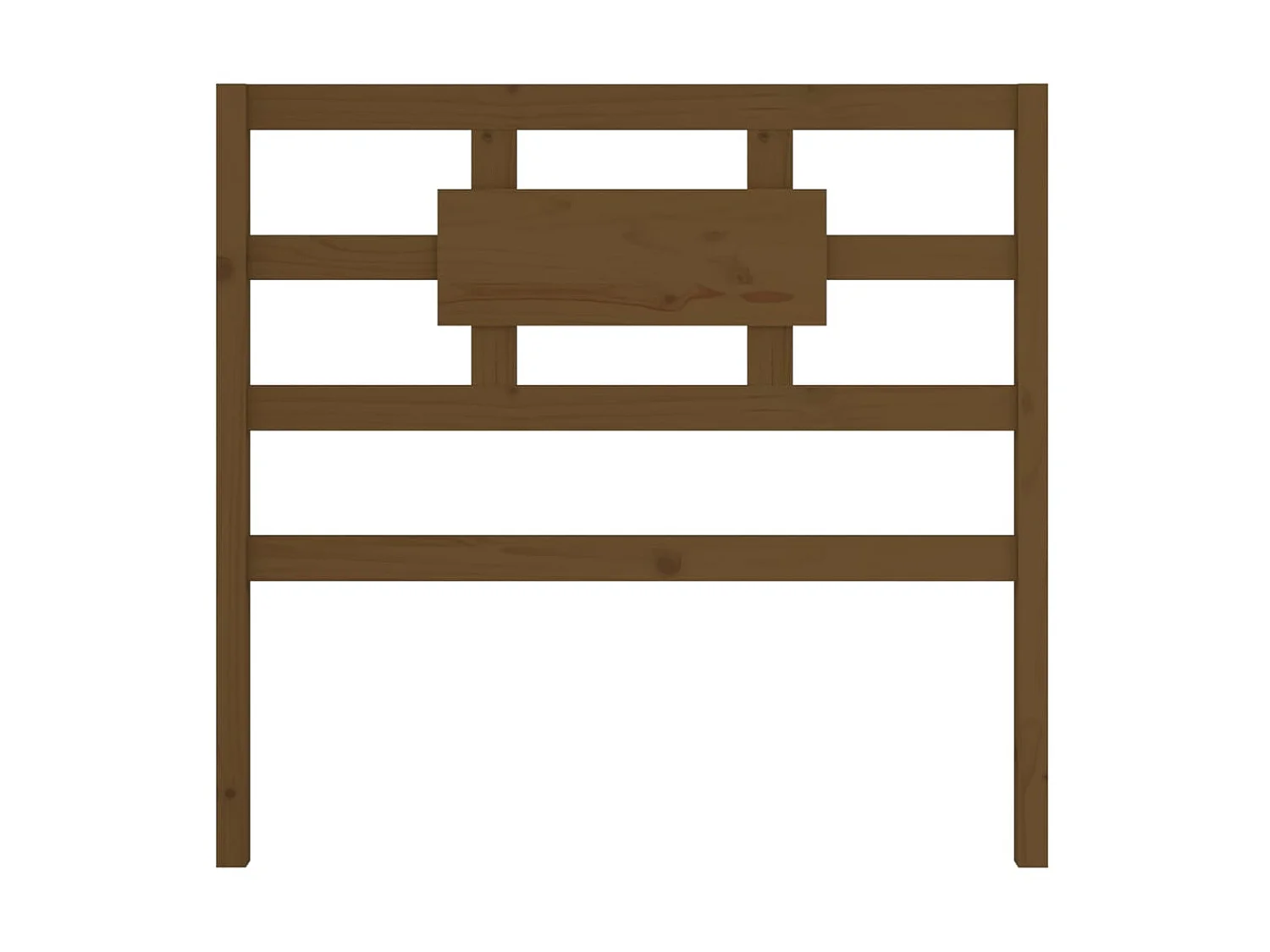 Tête de lit Marron miel 95,5x4x100 cm Bois massif de pin POI54481 BonneVie Meuble