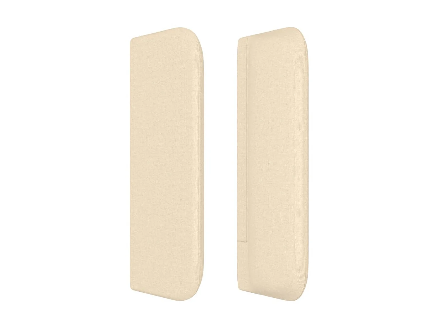 Tête de lit avec oreilles Crème 103x16x78/88 cm Tissu POI74212 BonneVie Meuble