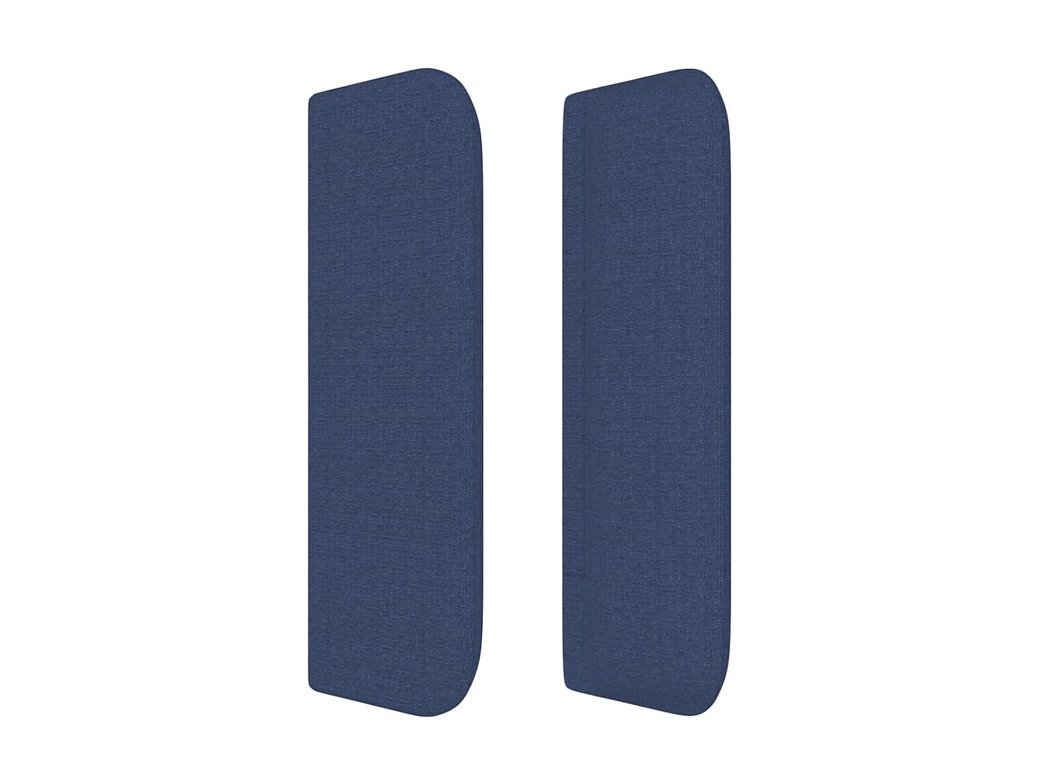 Tête de lit avec oreilles Bleu 103x16x78/88 cm Tissu POI28131 BonneVie Meuble