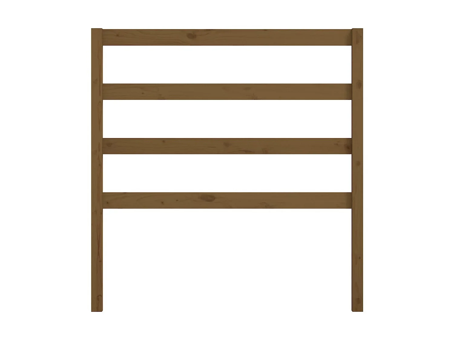 Cabeceira de cama 95x4x100 cm pinho maciço castanho mel PT147972