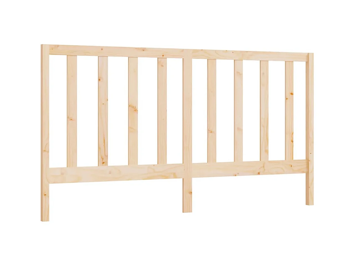 Tête de lit 206x4x100 cm Bois massif de pin POI71969 BonneVie Meuble