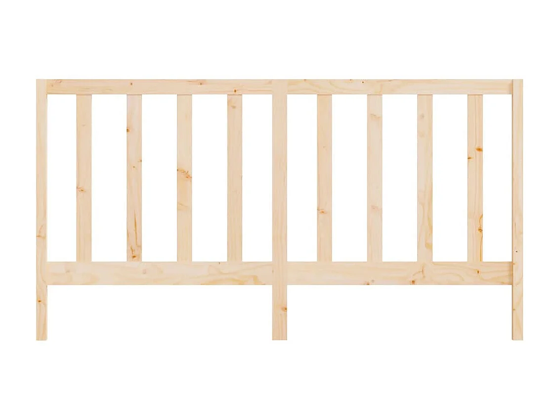 Cabecero de cama madera maciza de pino 206x4x100 cm ES40907