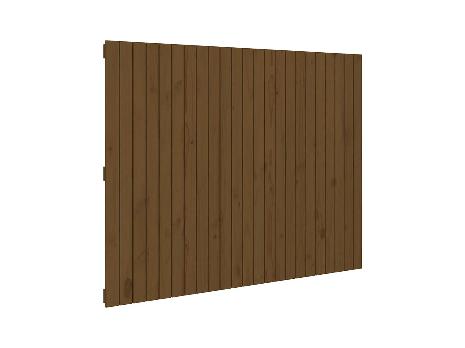 Tête de lit murale Marron miel 146,5x3x110cm Bois massif de pin POI77632 BonneVie Meuble