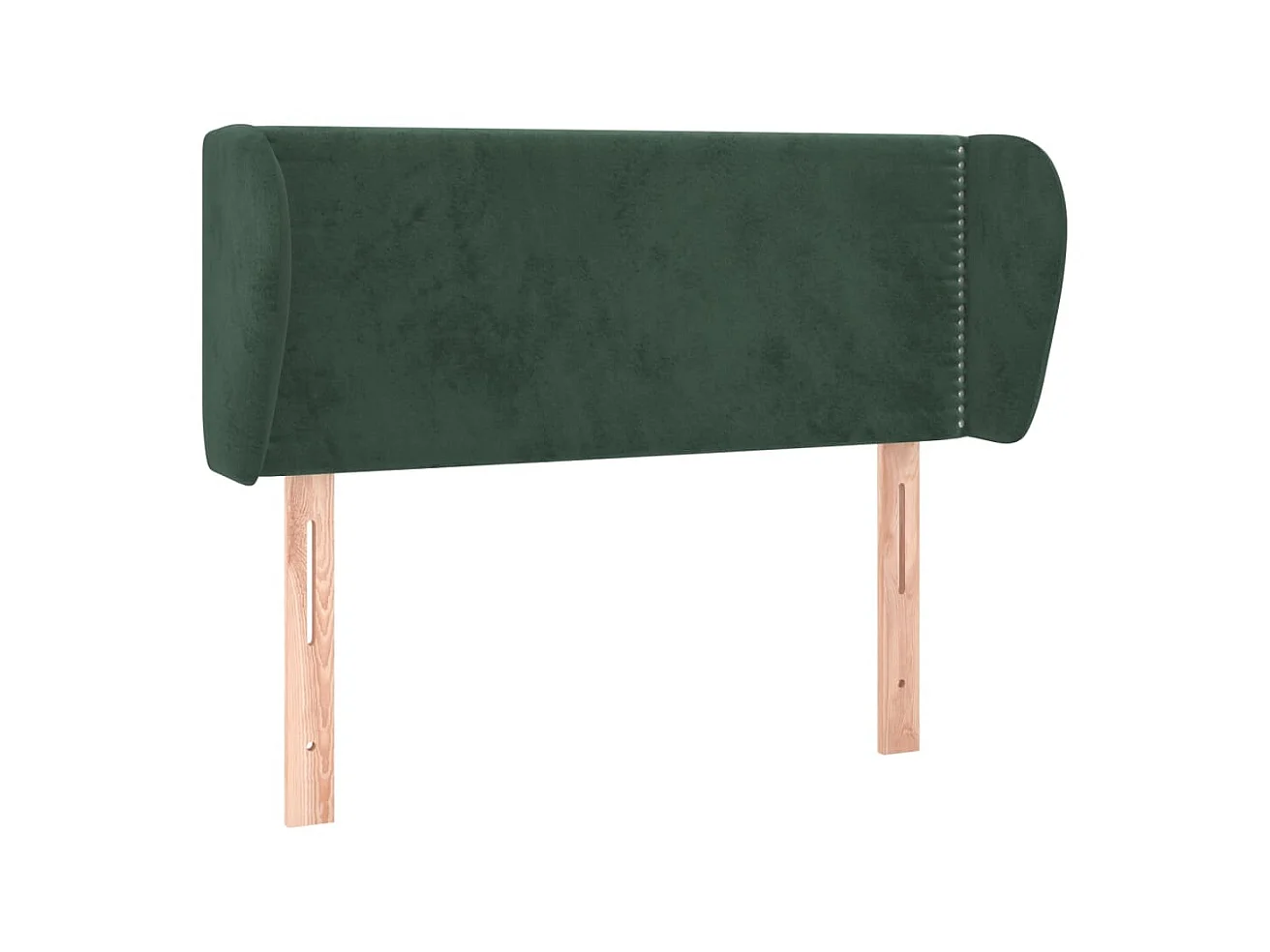 Tête de lit avec oreilles Vert foncé 103x23x78,88 cm Velours LKC39238 BonneVie Meuble