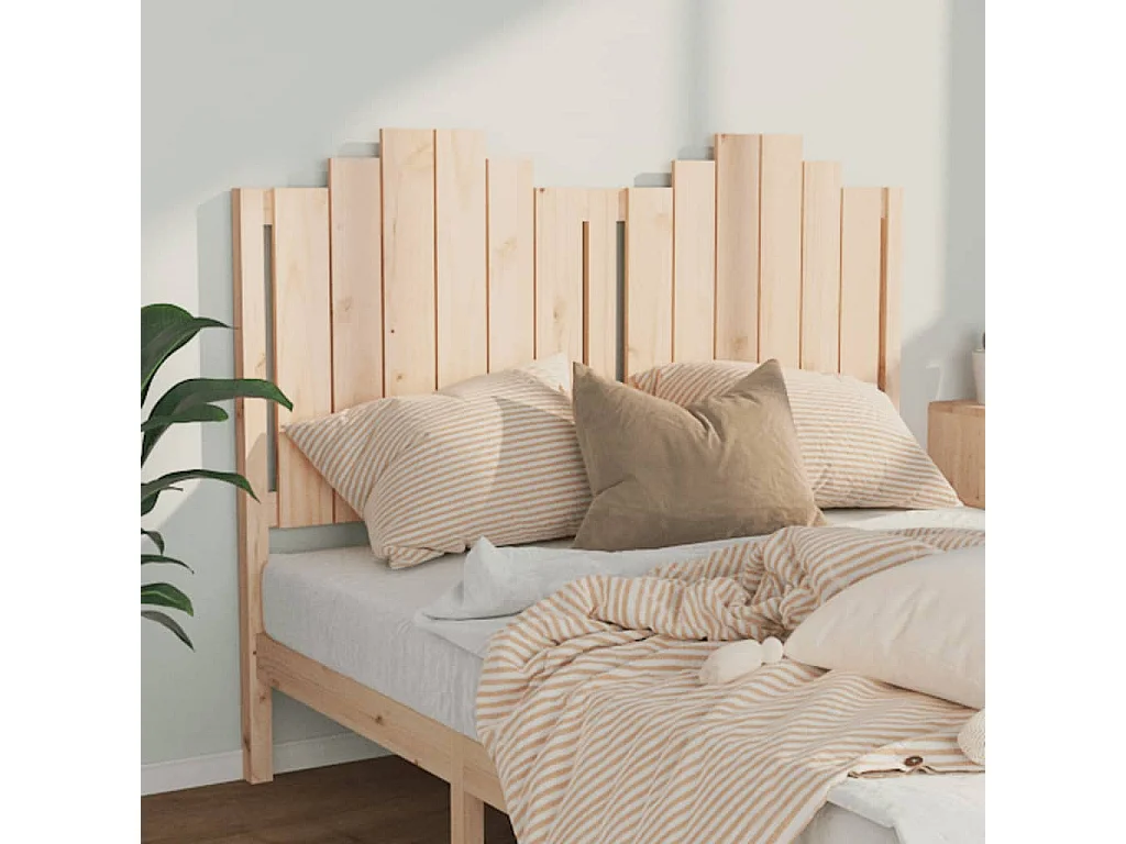 Testiera | Testata del letto per Letto 146x4x100 cm in Legno Massello di Pino